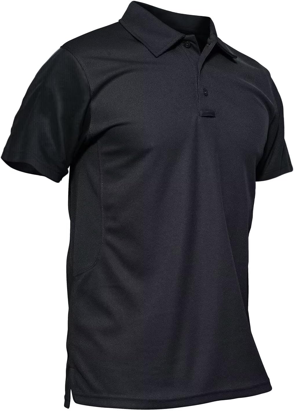 Men's Polo Shirt Quick Dry Performance Short Sleeve Tactical Shirts Pique Jersey Golf Shirt