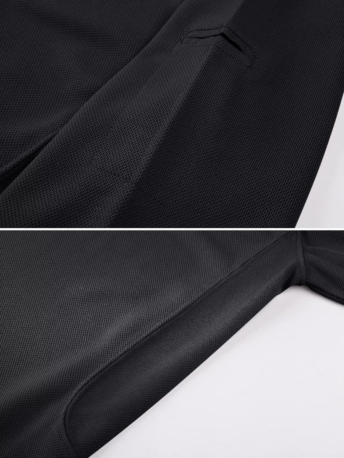 Men's Polo Shirt Quick Dry Performance Short Sleeve Tactical Shirts Pique Jersey Golf Shirt - Image 3