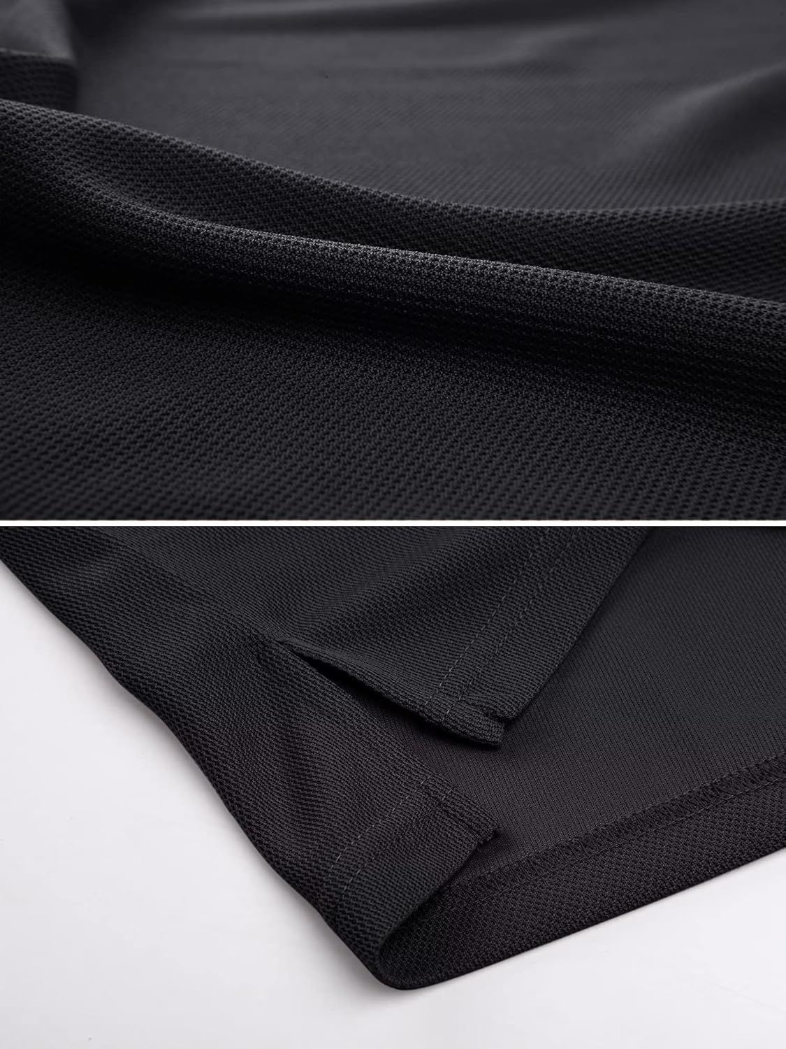 Men's Polo Shirt Quick Dry Performance Short Sleeve Tactical Shirts Pique Jersey Golf Shirt - Image 4