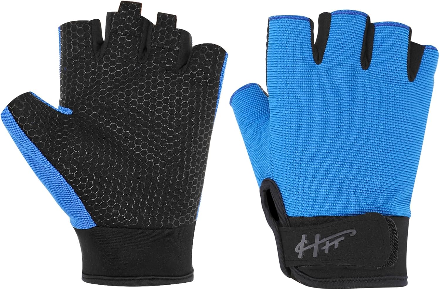 Workout Gloves for Men Women Fingerless Gloves Kayak Gloves with Silicone Padding Fishing Gloves Sports Gloves Ventilated Cycling Gloves for Training Fitness Exercise Hanging Pull Ups Roller Skating